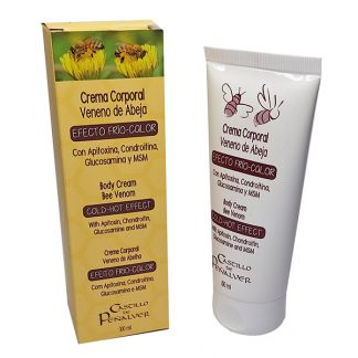 Crema Corporal de Veneno de Abeja Efecto Frío-Calor Castillo de Peñalver - 100 ml.
