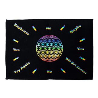 Tapete para Péndulo con Flor de la Vida Multicolor