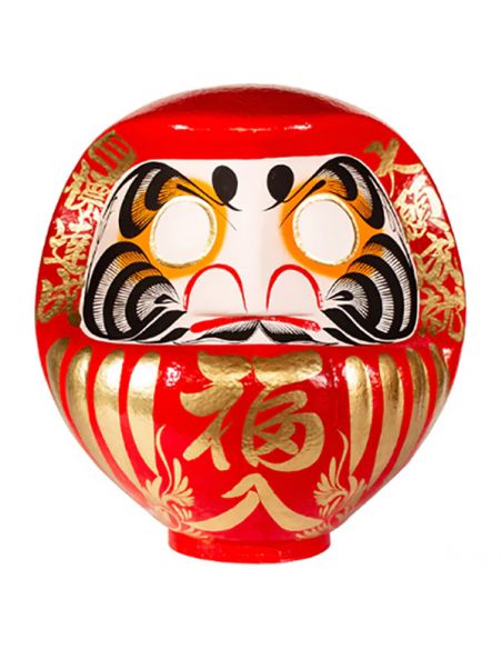 Daruma Japonés Rojo (Suerte) Tierra Zen - 65 cm.