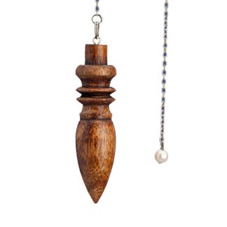 Péndulo Karnak de Madera Oscura Karma - 7.5 cm.