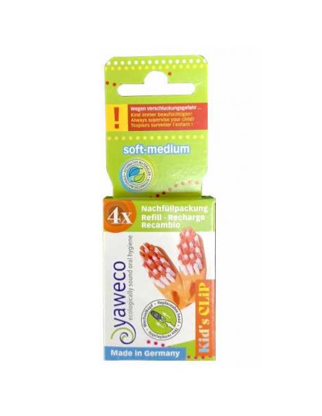 Cabezales para Cepillo Dental Niños Yaweco - 4 unidades