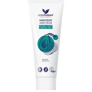 Crema de Manos de Aguacate y Lima Bio Cosnature - 75 ml.