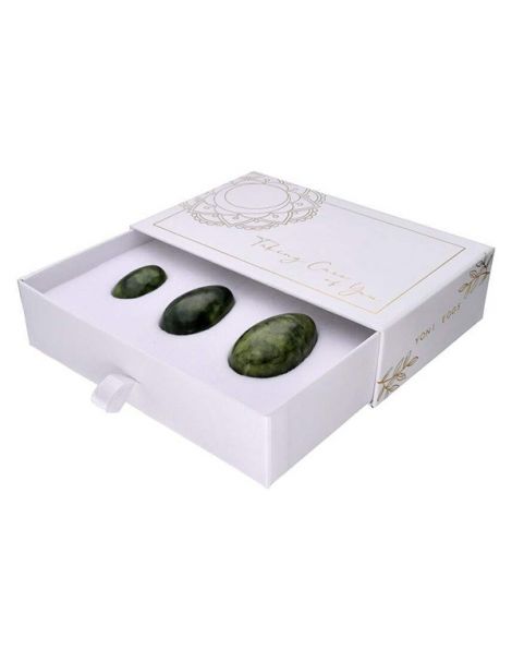 Pack de Tres Huevos Vaginales Yoni de Jade