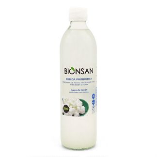 Bebida Probiótica de Auga Limón Ecológica Bionsan - 500 ml.