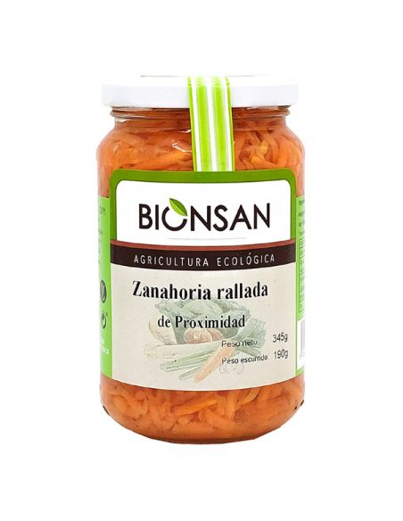 Zanahoria Rallada Ecológica Bionsan - 345 gramos