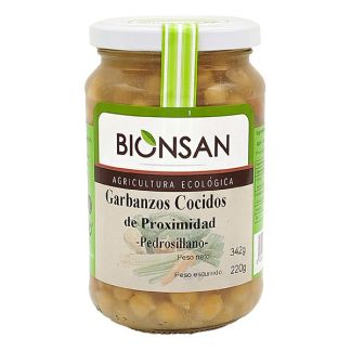 Garbanzos Cocidos Ecológicos Bionsan - 220 gramos