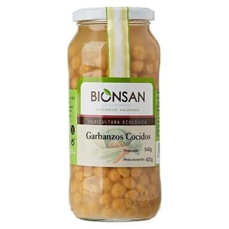 Garbanzos Cocidos Ecológicos Bionsan - 400 gramos
