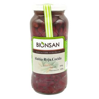 Alubias Rojas Cocidas Ecológicas Bionsan - 400 gramos