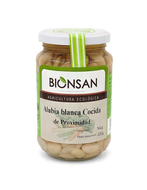 Alubias Blancas Cocidas Ecológicas Bionsan - 220 gramos