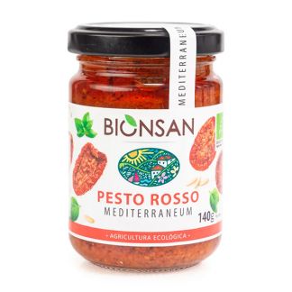 Pesto Rosso Ecológico Bionsan - 140 gramos