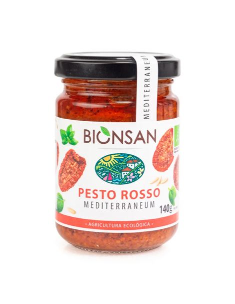Pesto Rosso Ecológico Bionsan - 140 gramos
