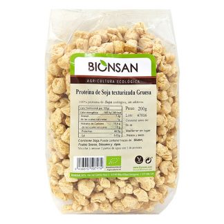 Proteína de Soja Texturizada Gruesa Ecológica Bionsan - 200 gramos