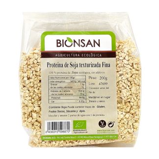 Proteína de Soja Texturizada Fina Ecológica Bionsan - 200 gramos