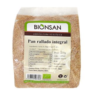Pan Rallado Integral Ecológico Bionsan - 250 gramos