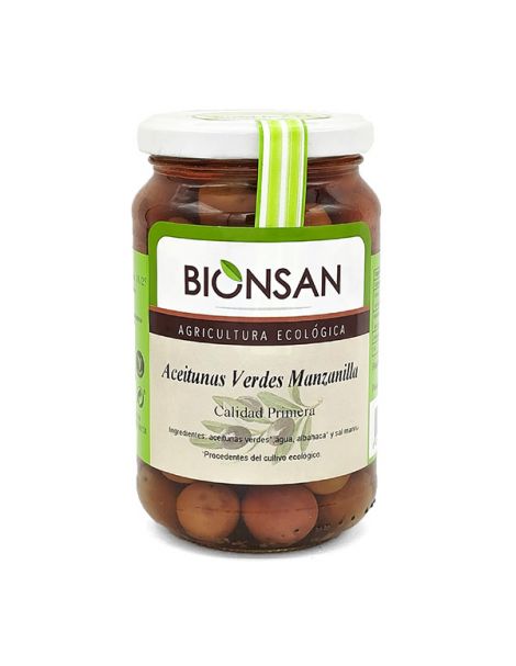 Aceituna Verde Ecológica Bionsan - 200 gramos