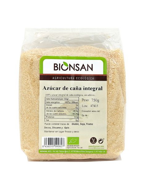 Azúcar de Caña Integral Ecológico Bionsan - 750 gramos