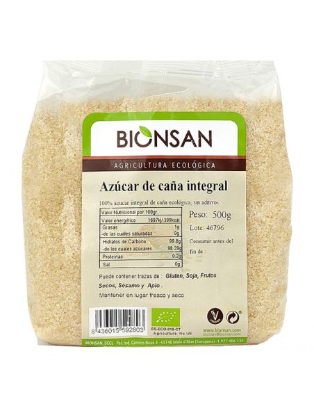 Azúcar de Caña Integral Ecológico Bionsan - 500 gramos