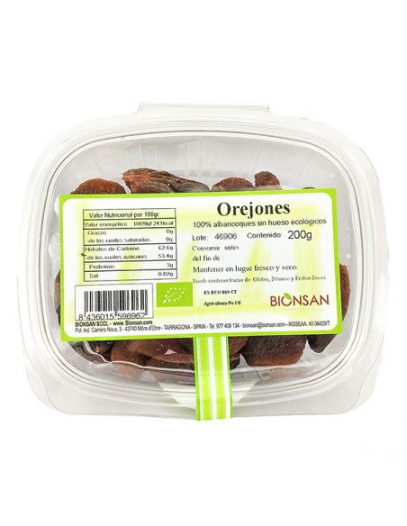 Orejones Dulces Ecológicos Bionsan - 200 gramos