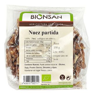 Nuez Mitades Ecológicas Bionsan - 150 gramos