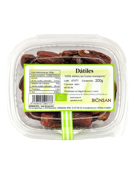 Dátiles Ecológicos Bionsan - 200 gramos