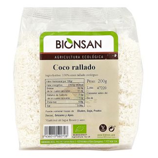 Coco Rallado Ecológico Bionsan - 200 gramos