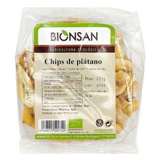 Chips de Plátano Ecológicos Bionsan - 125 gramos