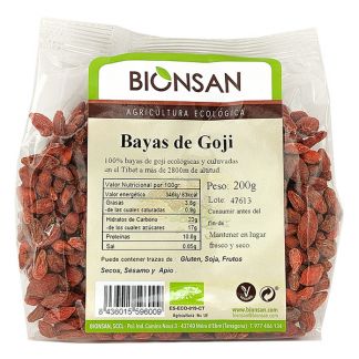 Bayas de Goji Ecológicas Bionsan - 200 gramos
