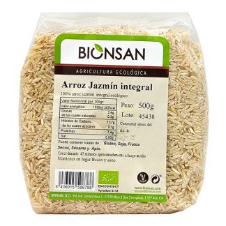 Arroz Jazmín Integral Ecológico Bionsan - 500 gramos