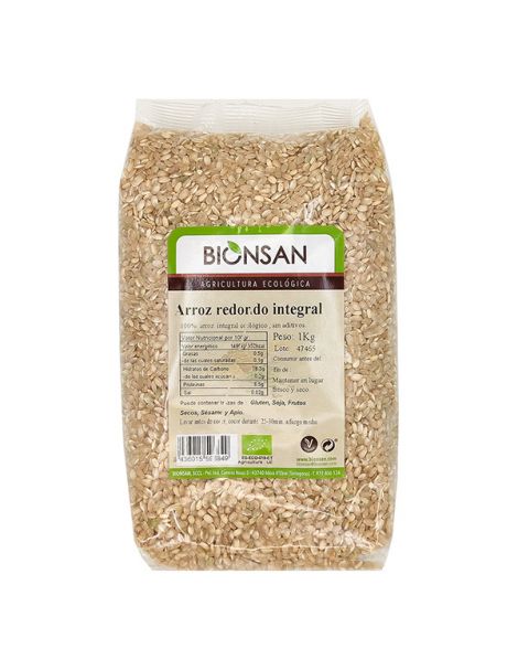 Arroz Integral Redondo Ecológico Bionsan - 1 Kg.