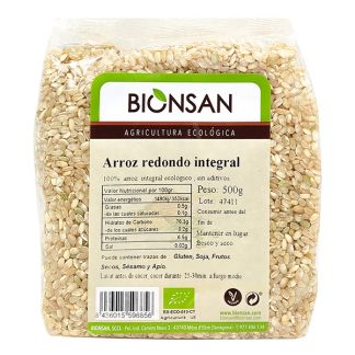 Arroz Integral Redondo Ecológico Bionsan - 500 gramos