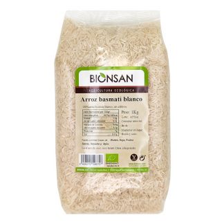 Arroz Basmati Blanco Ecológico Bionsan - 1 Kg.