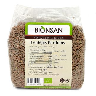 Lenteja Pardina Ecológica Bionsan - 500 gramos