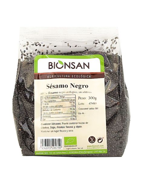 Sésamo Negro Ecológico Bionsan - 300 gramos