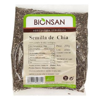 Semillas de Chía Ecológicas Bionsan - 200 gramos