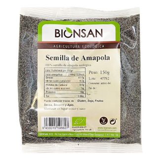 Semillas de Amapola Ecológicas Bionsan - 150 gramos
