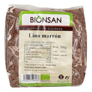 Lino Marrón Ecológico Bionsan - 300 gramos