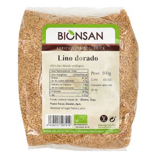 Lino Dorado Ecológico Bionsan - 500 gramos