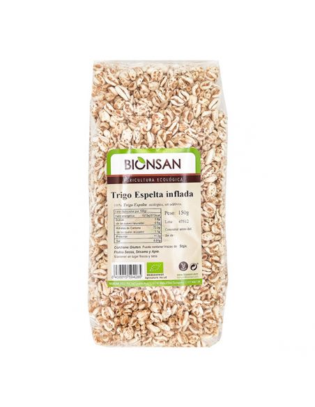 Trigo Espelta Inflado Ecológico Bionsan - 150 gramos