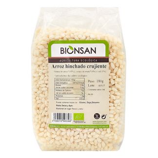 Arroz Crujiente Inflado Ecológico Bionsan - 180 gramos