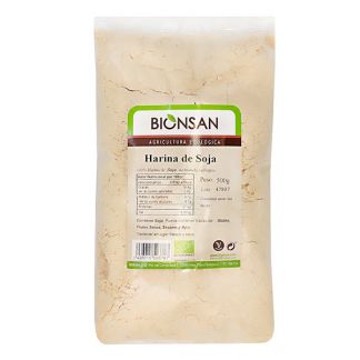 Harina de Soja (no tostada) Ecológica Bionsan - 500 gramos