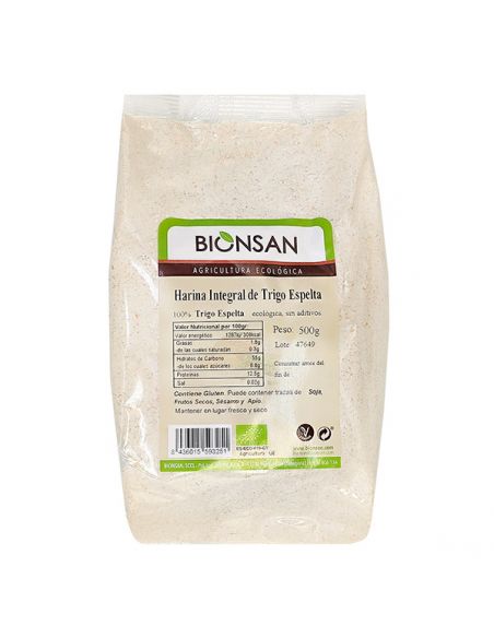 Harina de Espelta Integral Ecológica Bionsan - 500 gramos