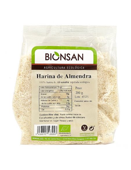 Harina de Almendra Ecológica Bionsan - 200 gramos