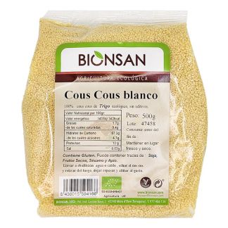Cous-Cous Blanco Ecológico Bionsan - 500 gramos