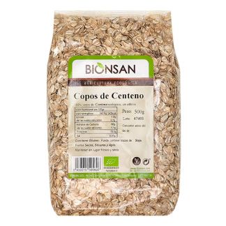 Copos de Centeno Ecológicos Bionsan - 500 gramos