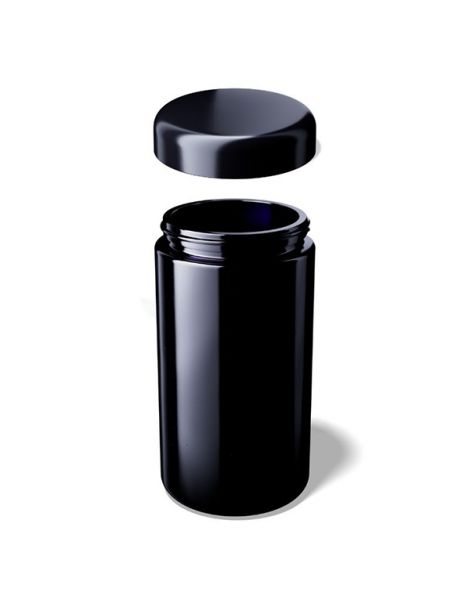 Tarro de Boca Ancha Saturn de Vidrio Miron VioletGlass - 500 ml.
