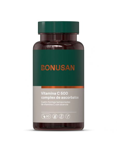 Vitamina C-500 Complex de Ascorbatos Bonusan - 90 comprimidos