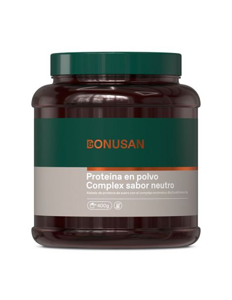 Proteína en Polvo Complex Sabor Neutro Bonusan - 500 gramos