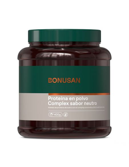 Proteína en Polvo Complex Sabor Neutro Bonusan - 500 gramos