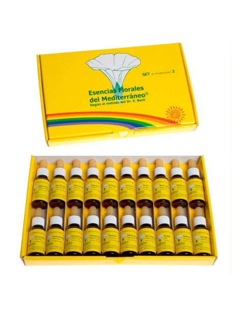 Set Dr. Bach Esencias Florales del Mediterráneo - 40 x 20 ml.