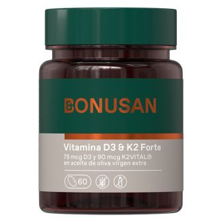 Vitamina D3 & K2 Bonusan - 60 perlas